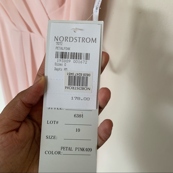 Bill Levkoff Chiffon Bridesmaid Dress Size Zero - Picture 7 of 16